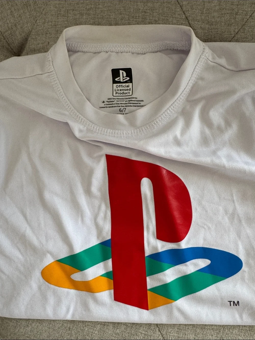 Retro Playstation 1 PS1 Short Sleeve Logo Kids T-Shirt